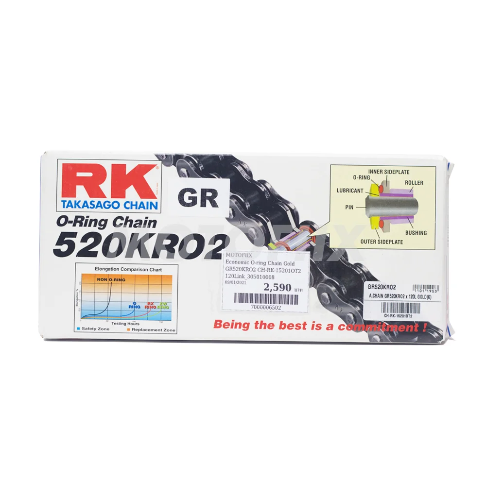 RK โซ่ขับเคลื่อน GR520KRO2