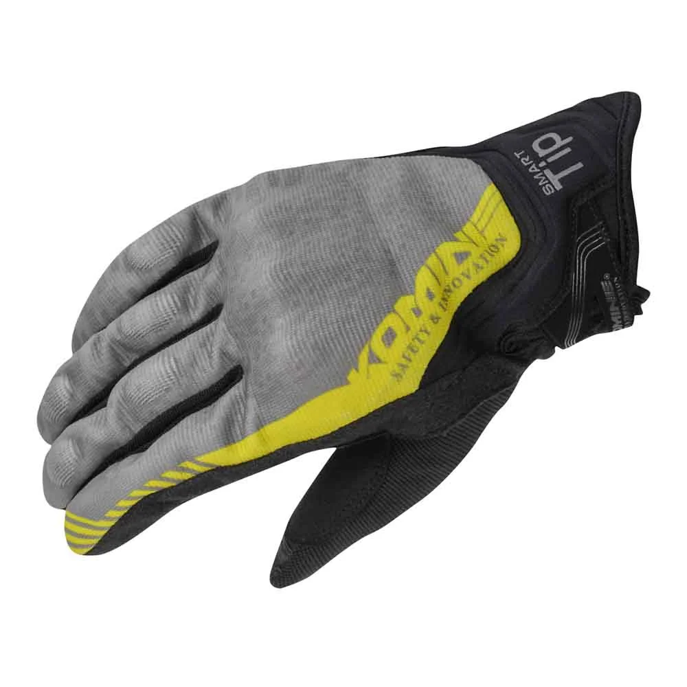 Komine ถุงมือเต็มนิ้ว GK237 Protect M-Gloves Gray