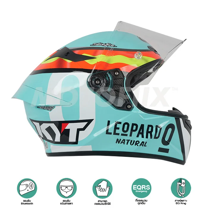 KYT หมวกกันน็อคเต็มใบ TT Course Jaume Masia Leopard Replica